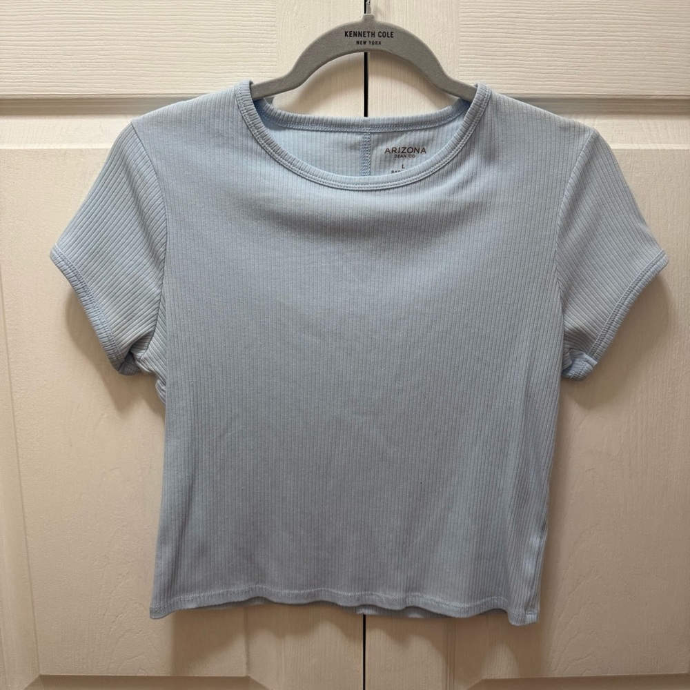 Women’s Size Large Blue Baby Tee